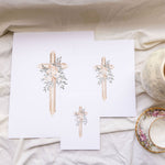Load image into Gallery viewer, Floral Cross Print
