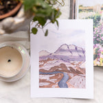 Load image into Gallery viewer, Les Montagnes Violettes Print
