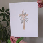 Load and play video in Gallery viewer, Floral Cross Print
