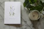 Load image into Gallery viewer, Lavender "thinking of you" card
