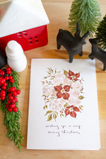 Load image into Gallery viewer, "Wishing you a Very Merry Christmas" Greeting Card
